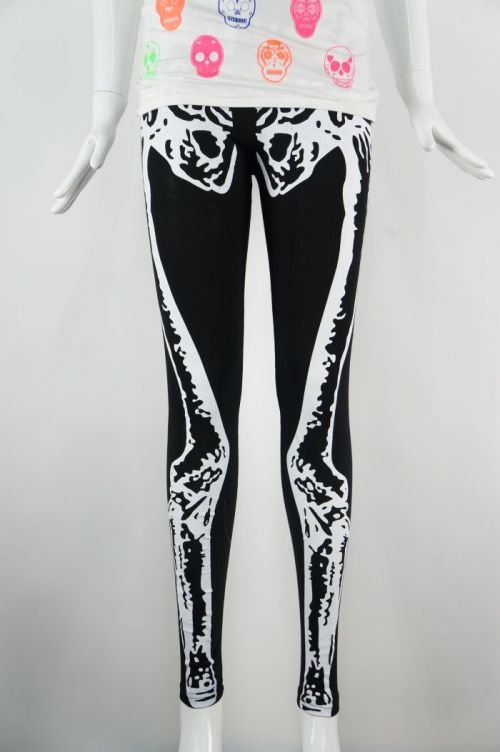 Newly Fashion Skeleton Paint Leggings