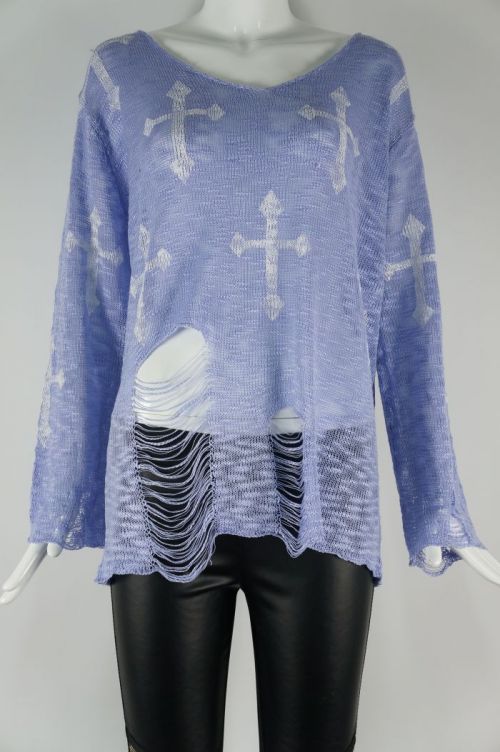 Hollow Out Knit Sweater