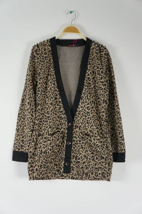 Leopard Cardigan with Jeruk