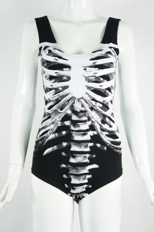 One Piece Sexy Skeleton Bodysuit