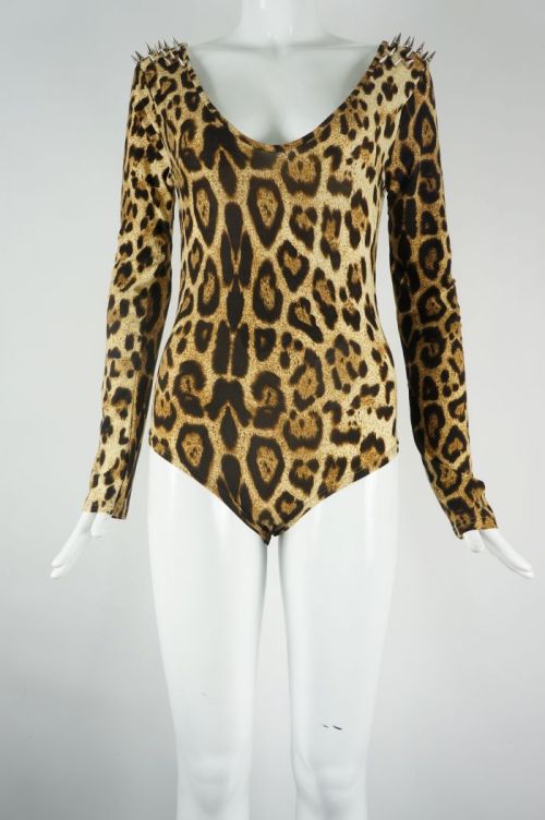 One Piece Sexy Leopard Bodysuit